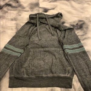 women’s green and gray sweatshirt